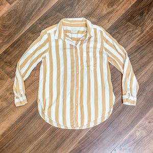 American Eagle striped button down shirt